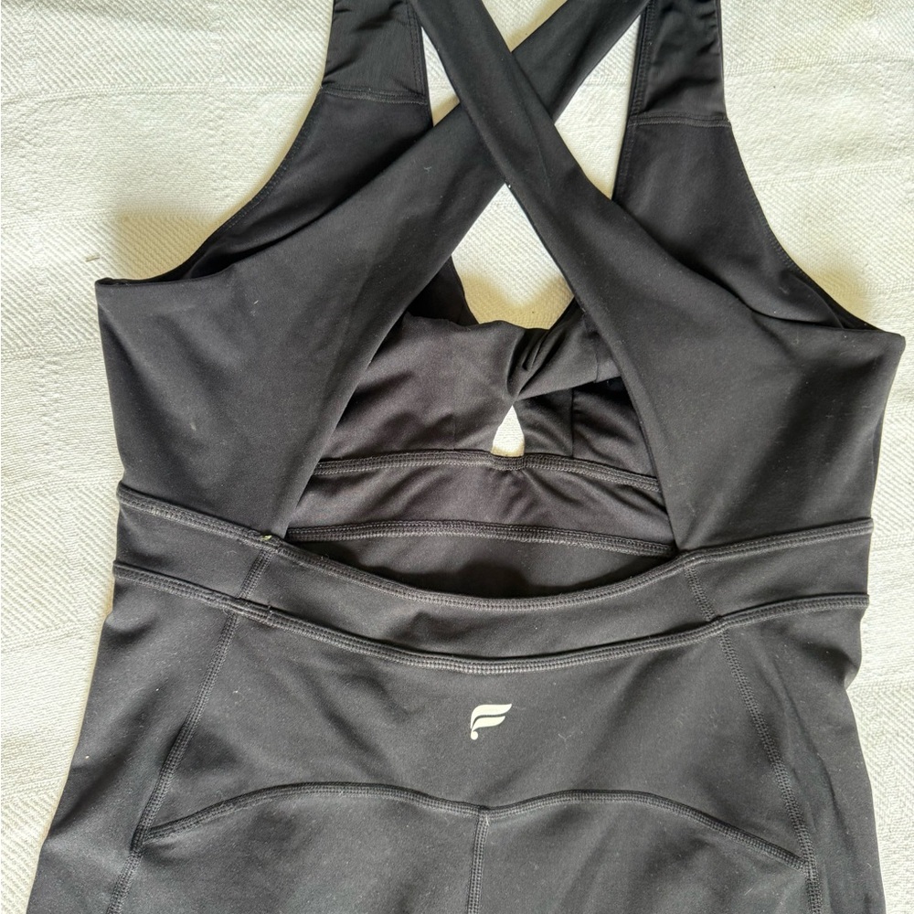 Fabletics Black Performance Jumpsuit With Support… - image 3